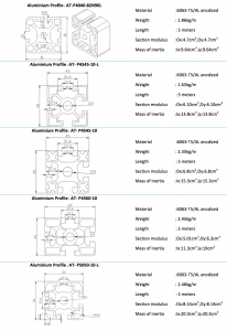 Alutech Aluminium Profile Customized Aluminium Customized Furniture